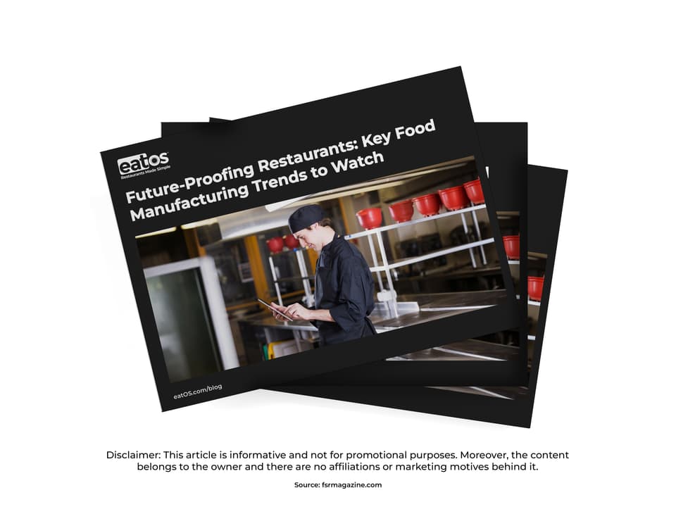 Future-Proofing Restaurants: Key Food Manufacturing Trends to Watch