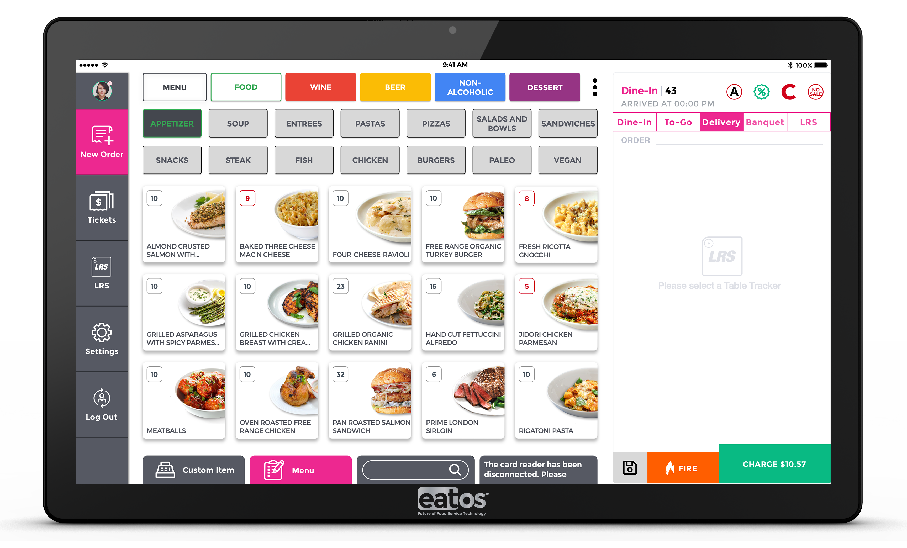 eatOS Menu Management App